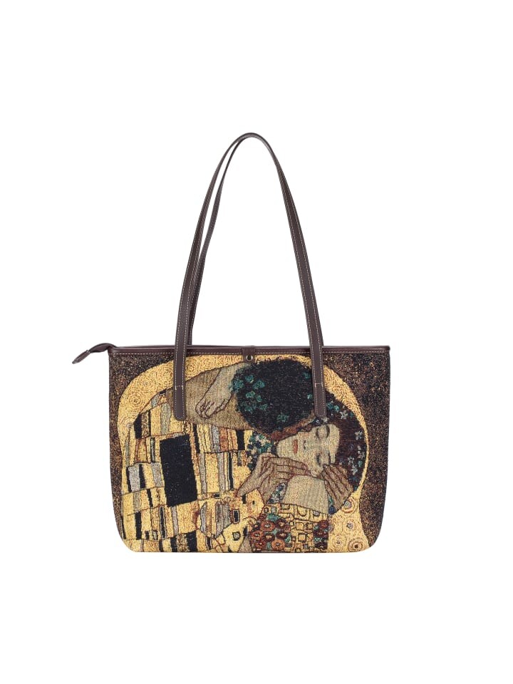 

Наплечная сумка Goebel Schultertasche Gustav Klimt Der Kuss, цвет Schwarz Gold