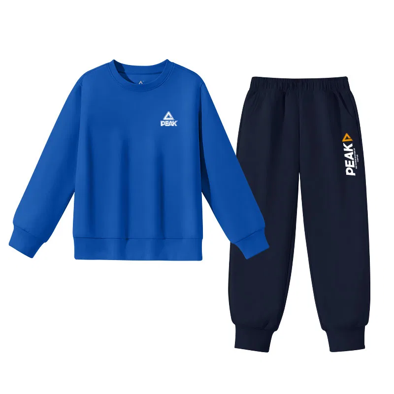 Детский спортивный костюм с круглым вырезом PEAK Colorful Blue — фото 3