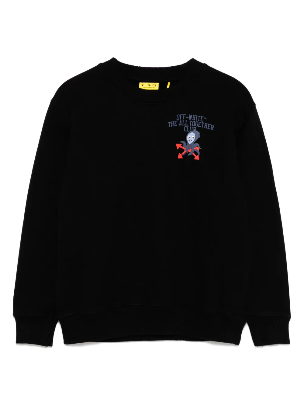 

Толстовка с графичным принтом OFF-WHITE KIDS, черный