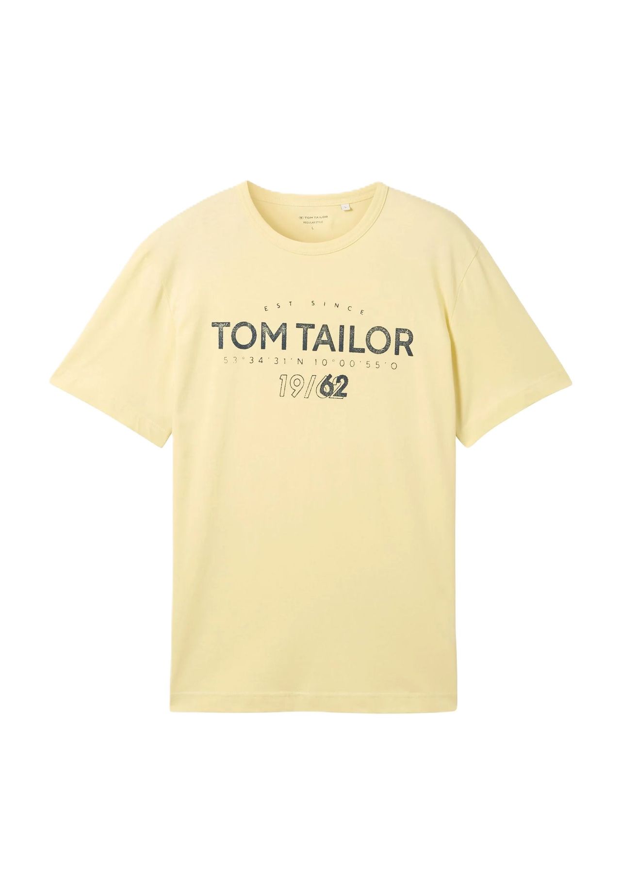 

Футболка, хлопок, мужская TOM TAILOR, цвет 34585 Light Yello