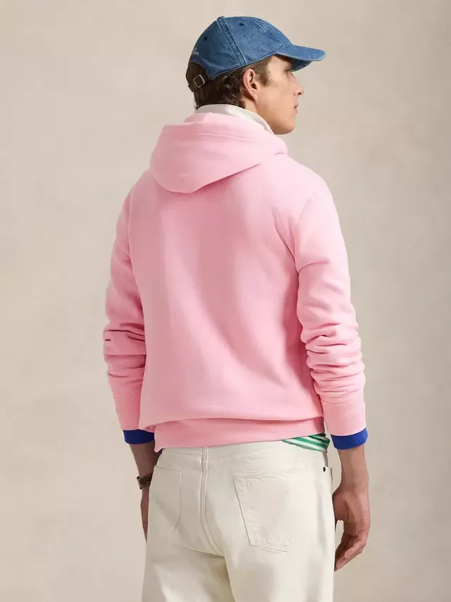 Толстовка из хлопкового флиса, цвет карамельно-розовый Ralph Lauren — фото 2
