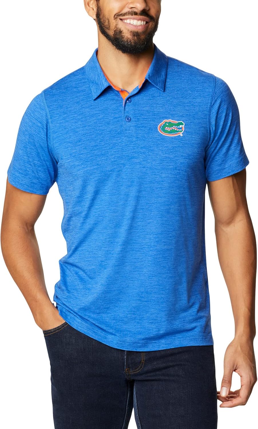 

Columbia мужская футболка Tech Trail Polo, Fla - Azul