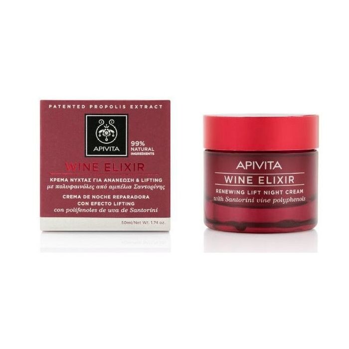 

Ночной крем Crema de Noche Reparadora Efecto Lifting Apivita, 50 ml