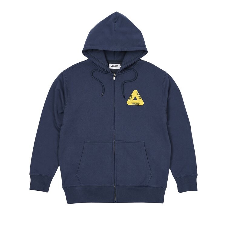 

Толстовка Palace Tri-Puff Print Zip 'Navy', синий