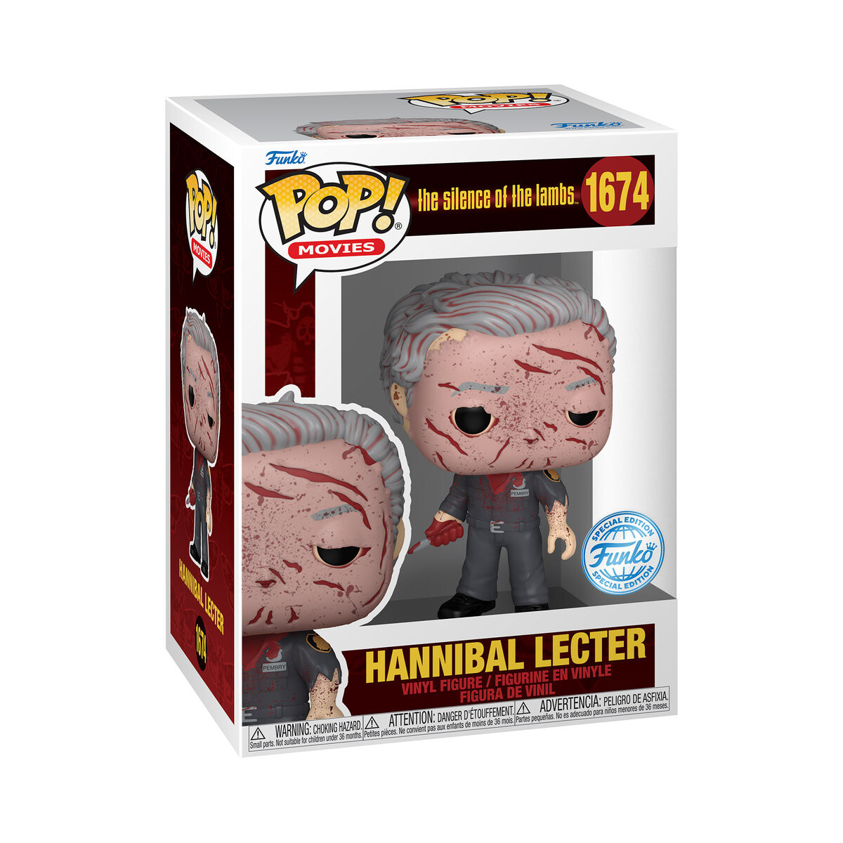 

Funko POP! Фильмы, коллекционная фигурка, «Безмолвные ягнята», Ганнибал, 1647 г.