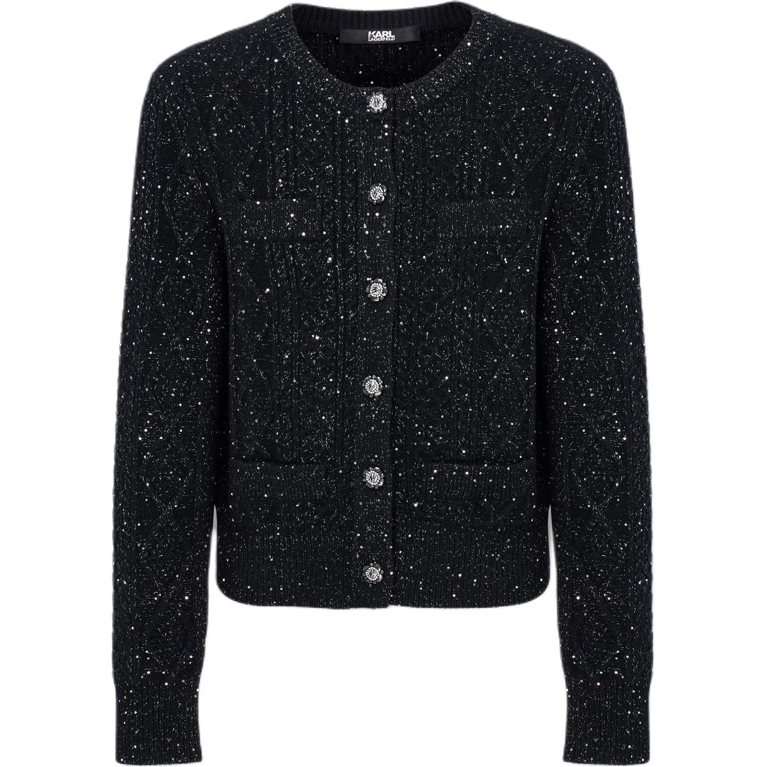 

Свитер KARL LAGERFELD FW25 женский KARL LAGERFELD/Karl Lagerfeld Jeans, черный