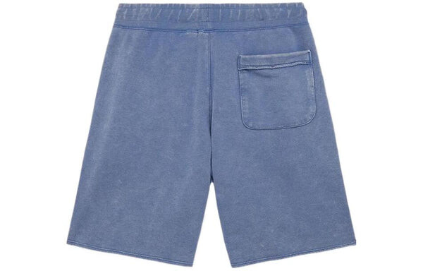 Шорты men's alphabet logo straight loose casual shorts blue Nike, мультиколор — фото 2