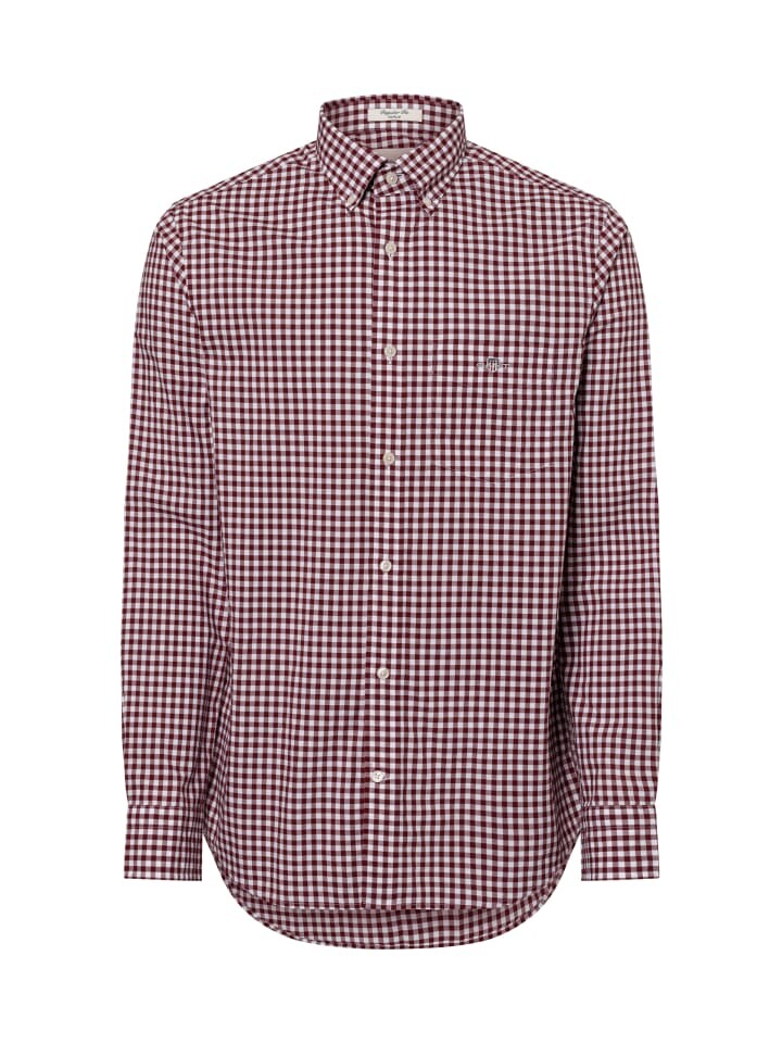 

Рубашка Gant, цвет bordeaux weiß