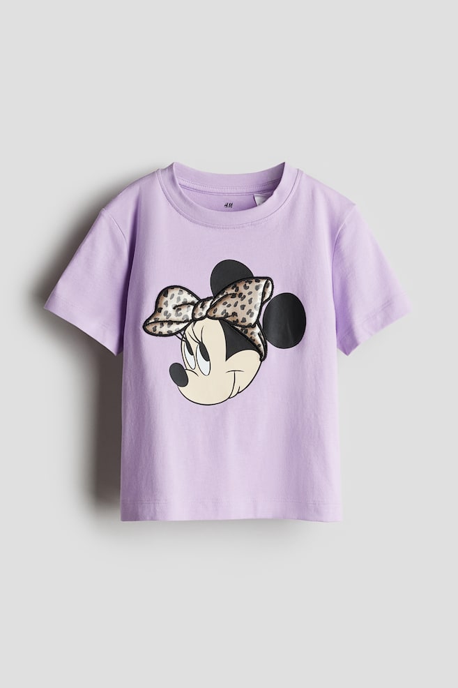 

Футболка из хлопка с принтом H&M, мультиколор