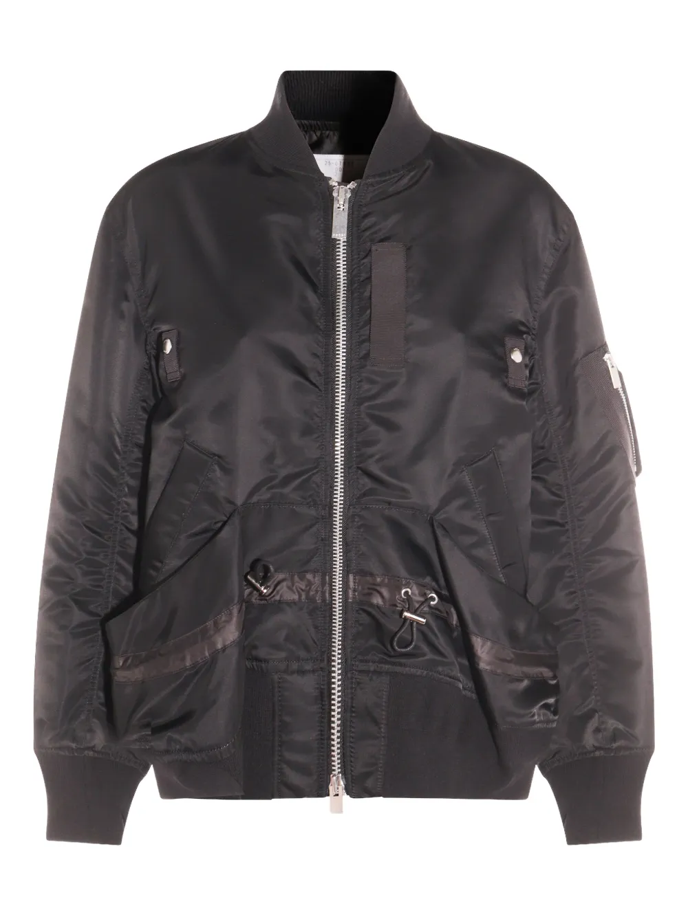 

Бомбер с оборками SACAI, черный