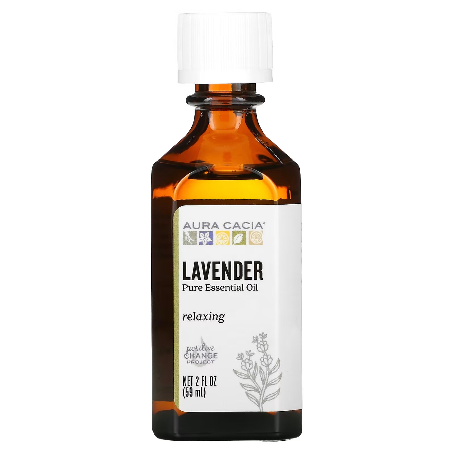 

Эфирное масло лаванды Aura Cacia Pure, 59 мл