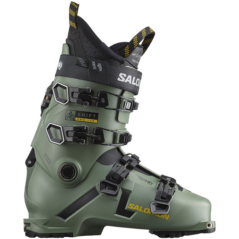 

Мужские фрирайд-ботинки Shift Pro 100 AT GW Salomon, oil green/black/solar power