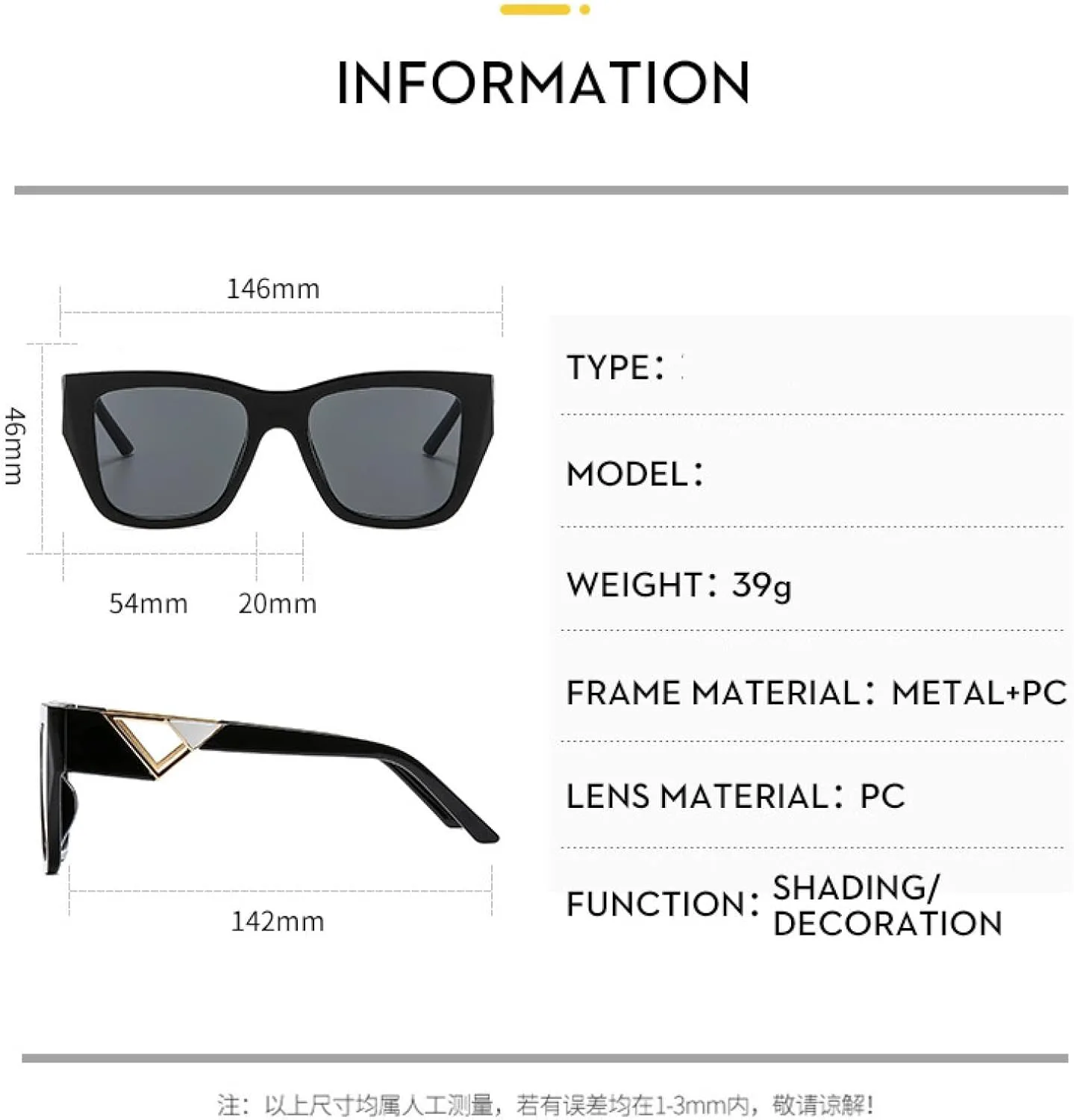 

Винтажные роскошные солнцезащитные очки для женщин, модные, стильные, для путешествий, отдыха на природе, уличные, с застежкой-молнией UV400 TKKTLLT, Black Gray