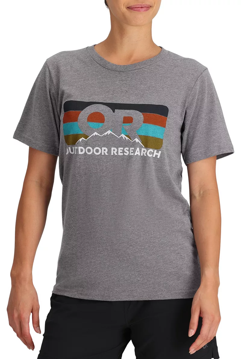

Мужская футболка в полоску Outdoor Research Advocate, цвет Pebble