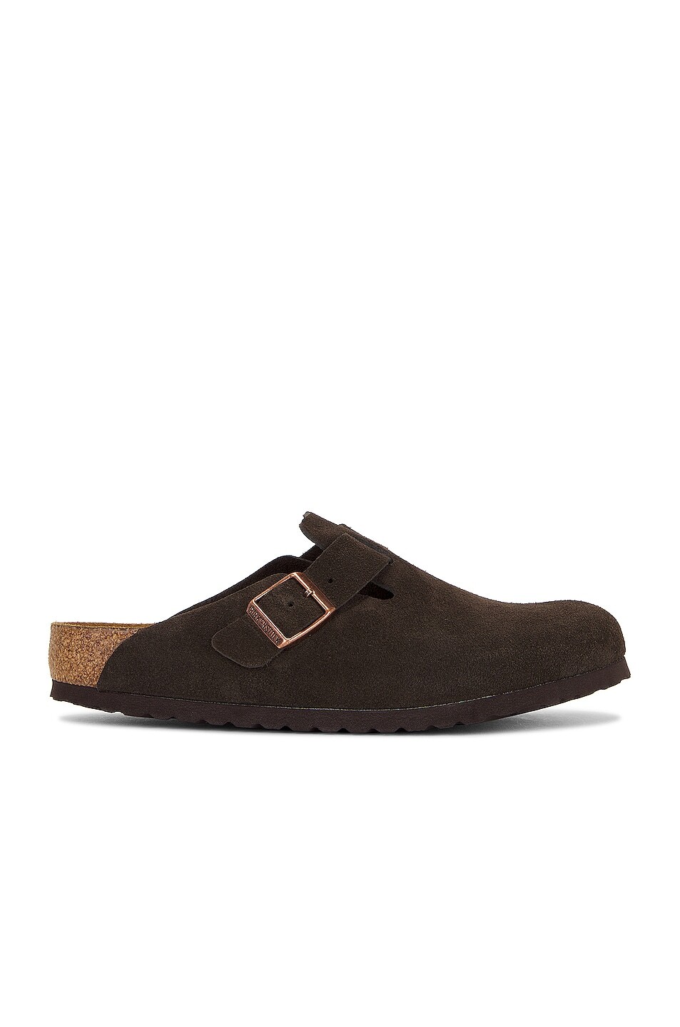 

Шлепанцы Birkenstock Boston Suede, цвет Mocha