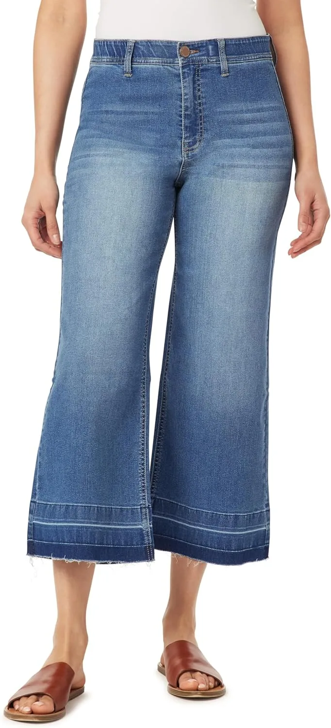 

Женские брюки Angels Forever Young Everflex Sculpt с высокой посадкой и широкими штанинами