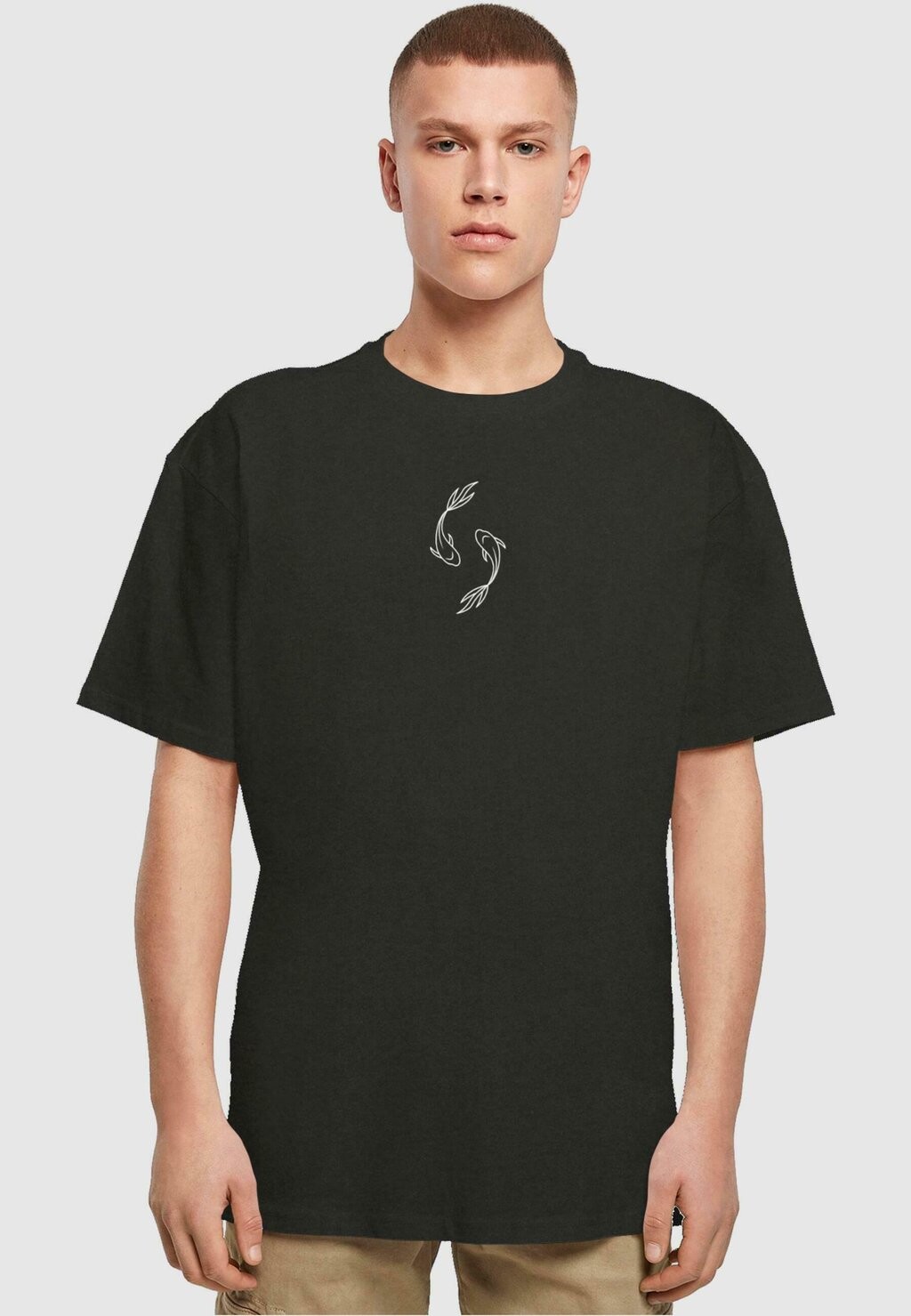 

Футболка с принтом SPRING YIN JANG FISH HEAVY OVERSIZED Merchcode, цвет black