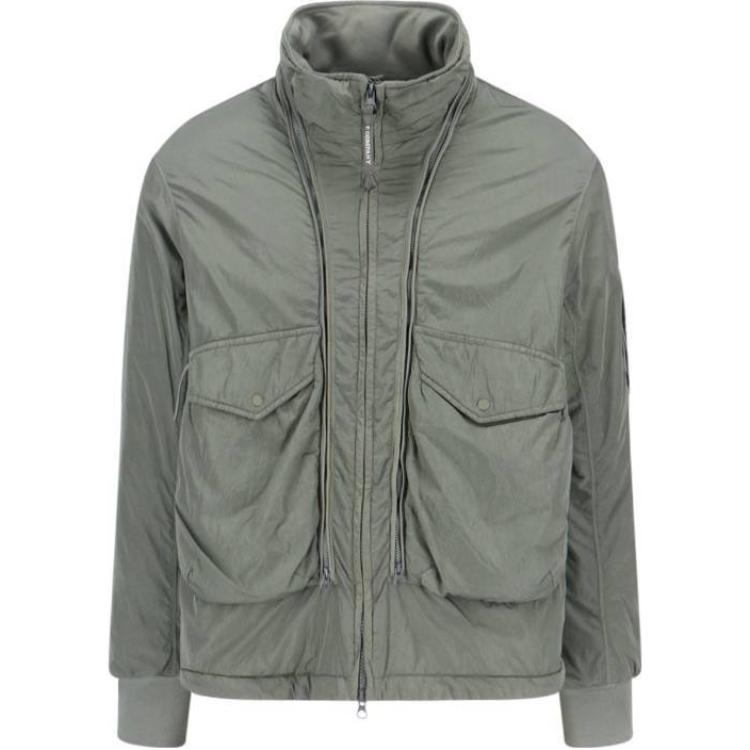 

C.P.Company Хромированная оверсайт куртка с защитными очками, Green
