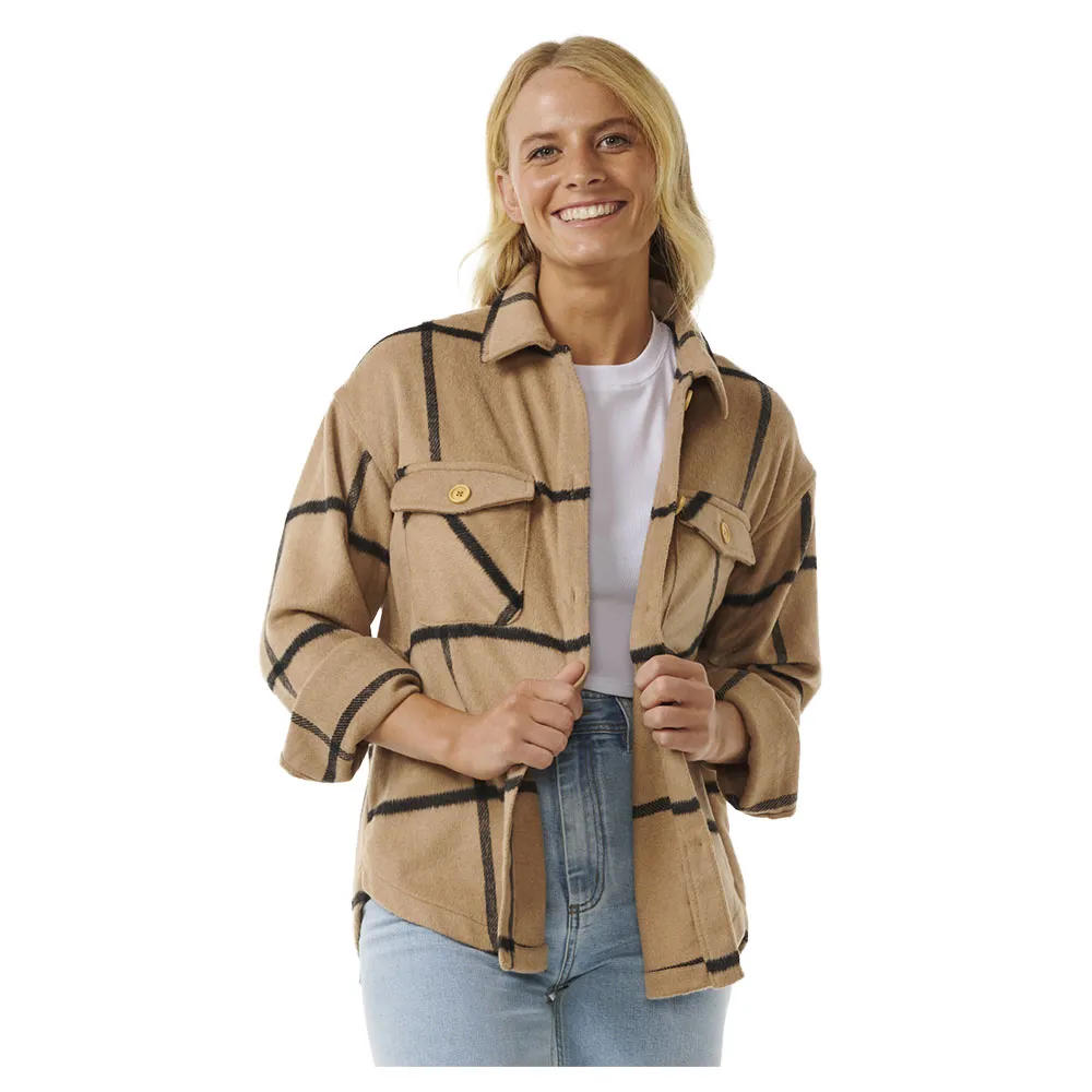 

Рубашка Rip Curl The Search Flannel, бежевый