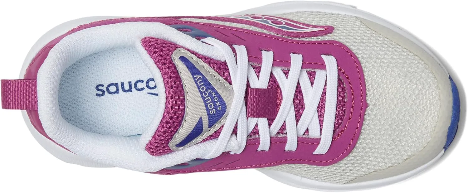 Saucony Детские кроссовки Axon Kdz, серый — фото 4