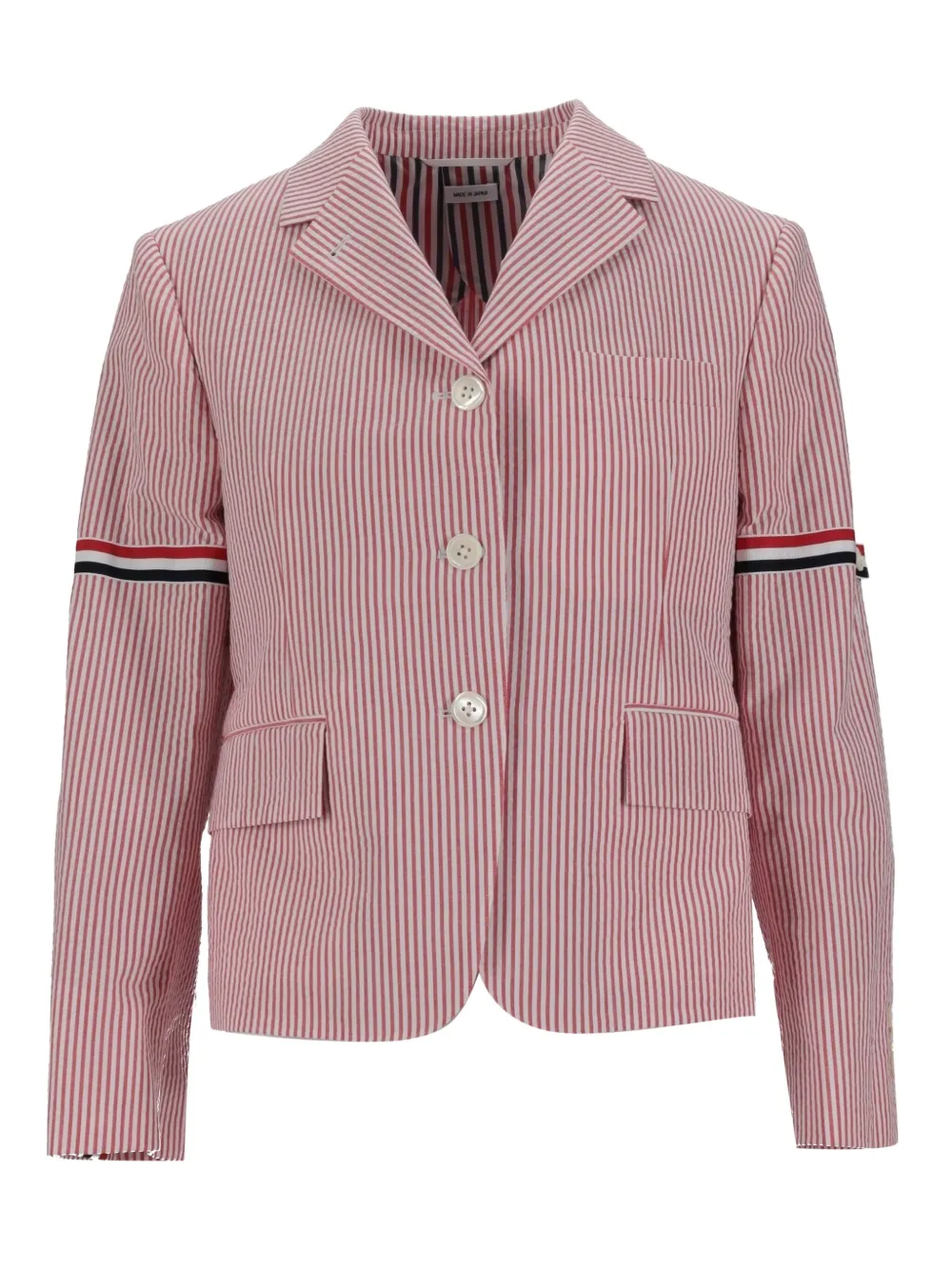 

Блейзер в полоску THOM BROWNE, красный