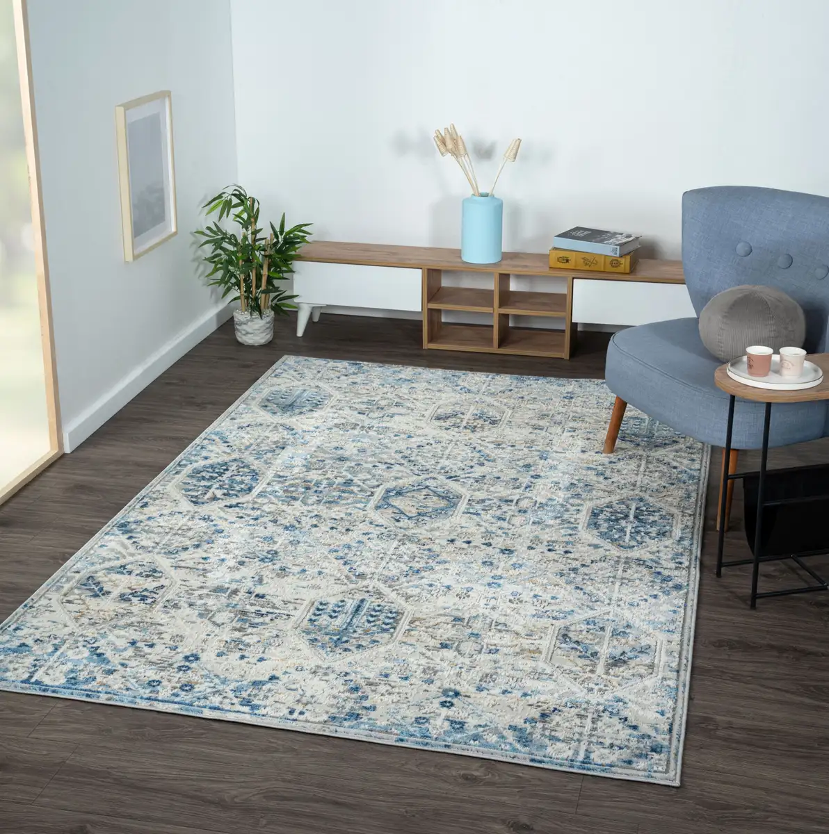 

Ковер для мебели и аксессуаров Myflair "My Heriz 2" Myflair Möbel & Accessoires 200х290 см, бежевый/синий/серый
