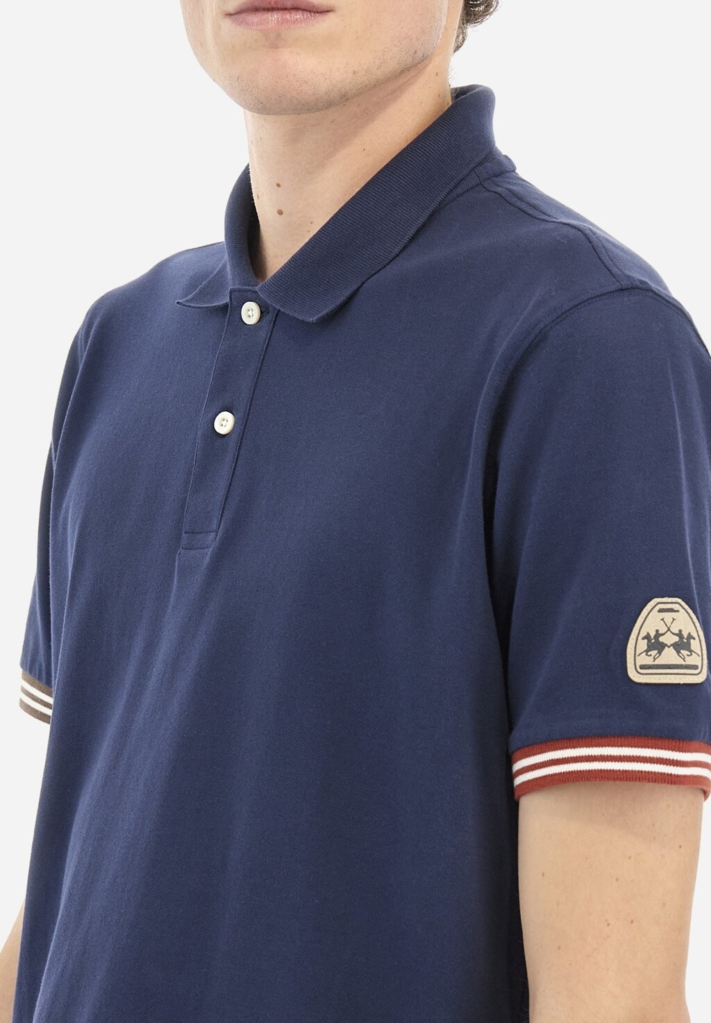

Рубашка поло SHORT SLEEVE La Martina, темно-синий