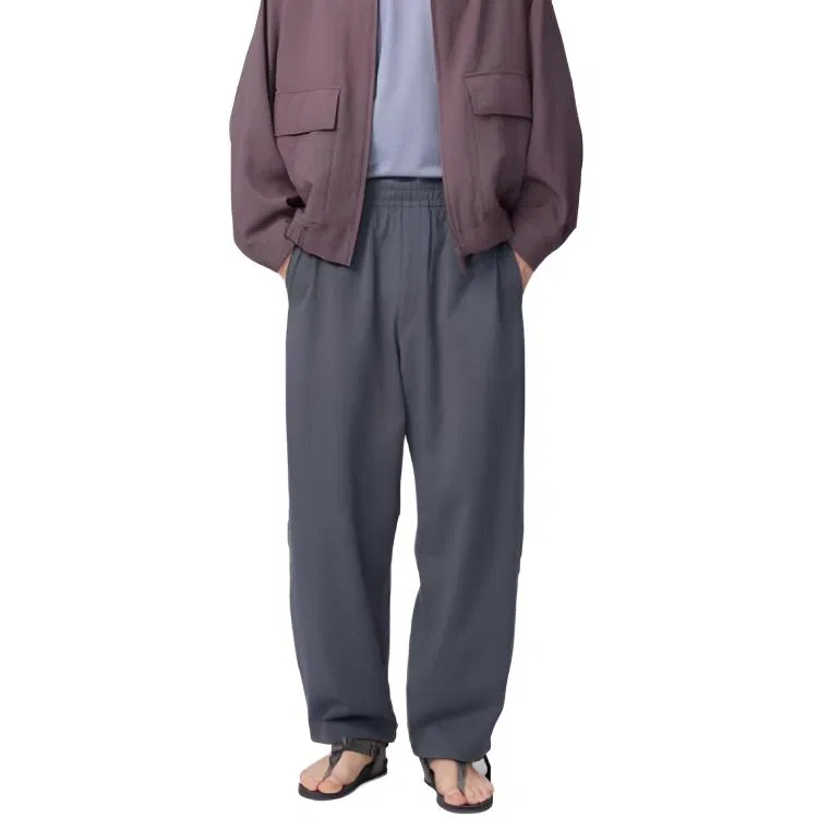 Брюки повседневные U Collection SS26 для мужчин UNIQLO, Asphalt Gray — фото 3