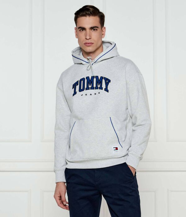 

Толстовка мужская Tommy Jeans с вышивкой, серый