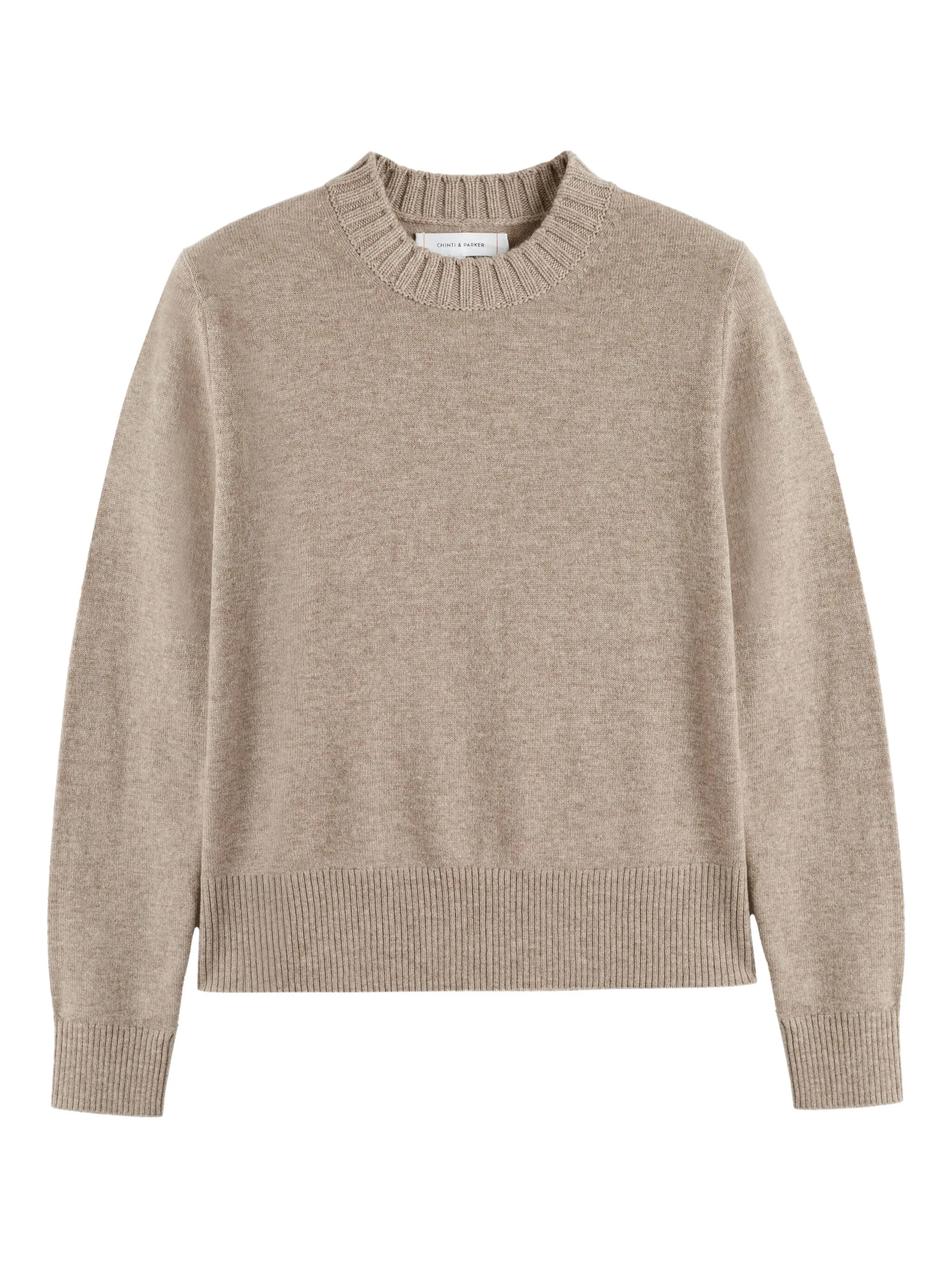 

Свитер с круглым вырезом Chinti & Parker, бежевый