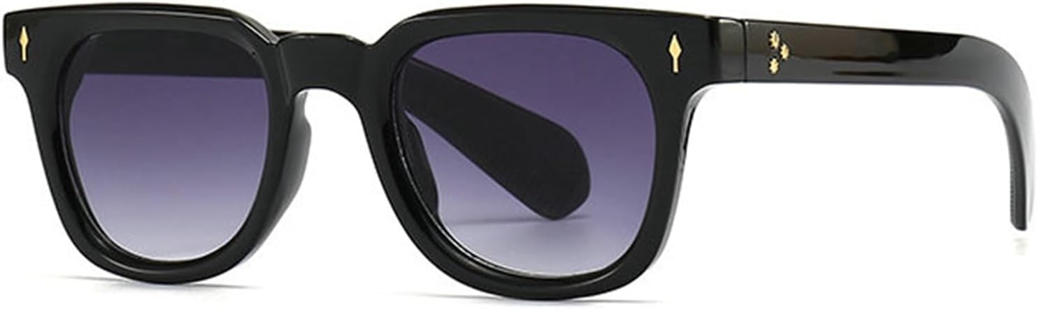 

Солнцезащитные очки Helena в квадратной оправе большого размера для женщин и мужчин, модные солнцезащитные очки с толстыми прямоугольными линзами и градиентным переходом цвета, черные, C4