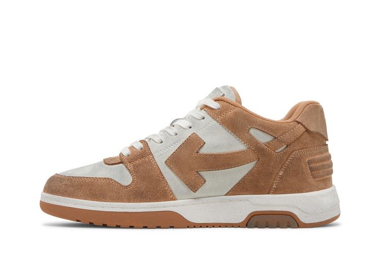 Кроссовки Off-White Off-White Out of Office Low 'Distressed - Siena', коричневый — фото 4