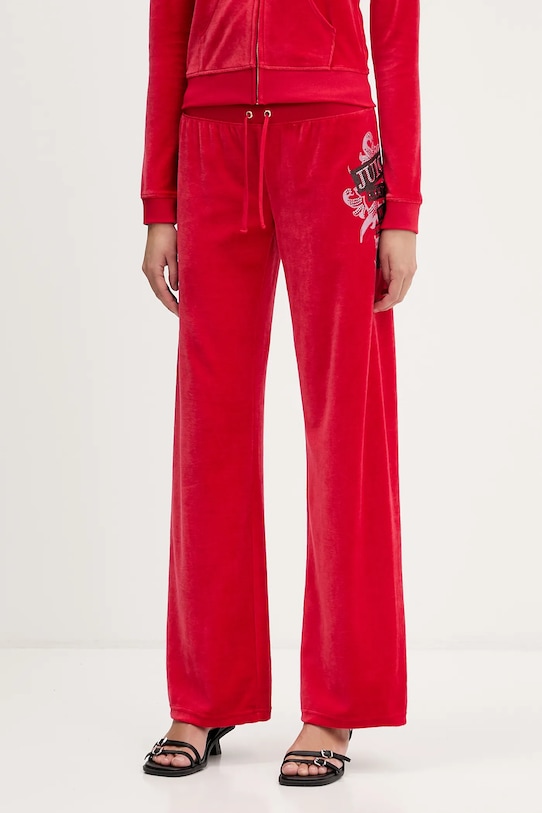 

Велюровые спортивные штаны wrap you up Juicy Couture, красный