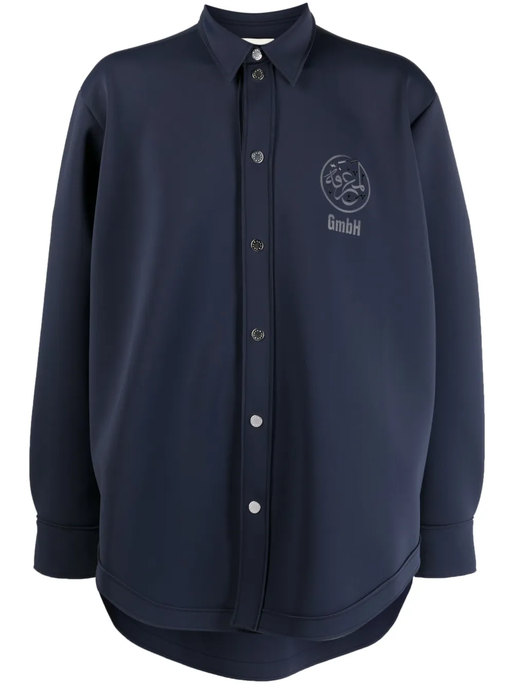 

Рубашка с логотипом GmbH, синий