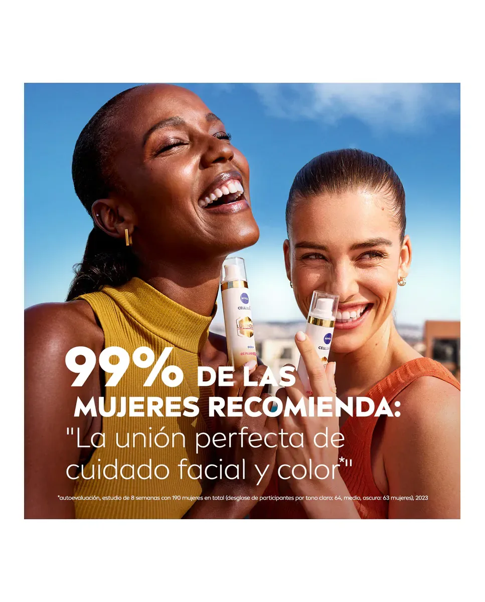 Флюид Nivea — Антипятновый Лицевой Luminous 630 SPF30, Темный оттенок, 40 мл — фото 4