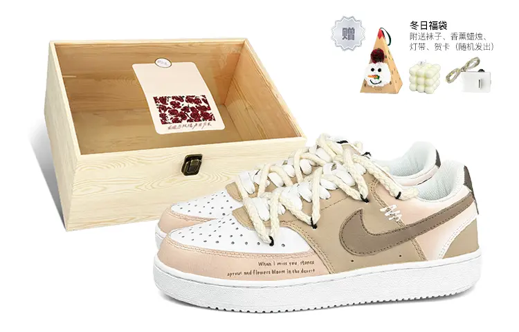 

Женские кроссовки для скейтбординга Nike Court Vision 1, skin color