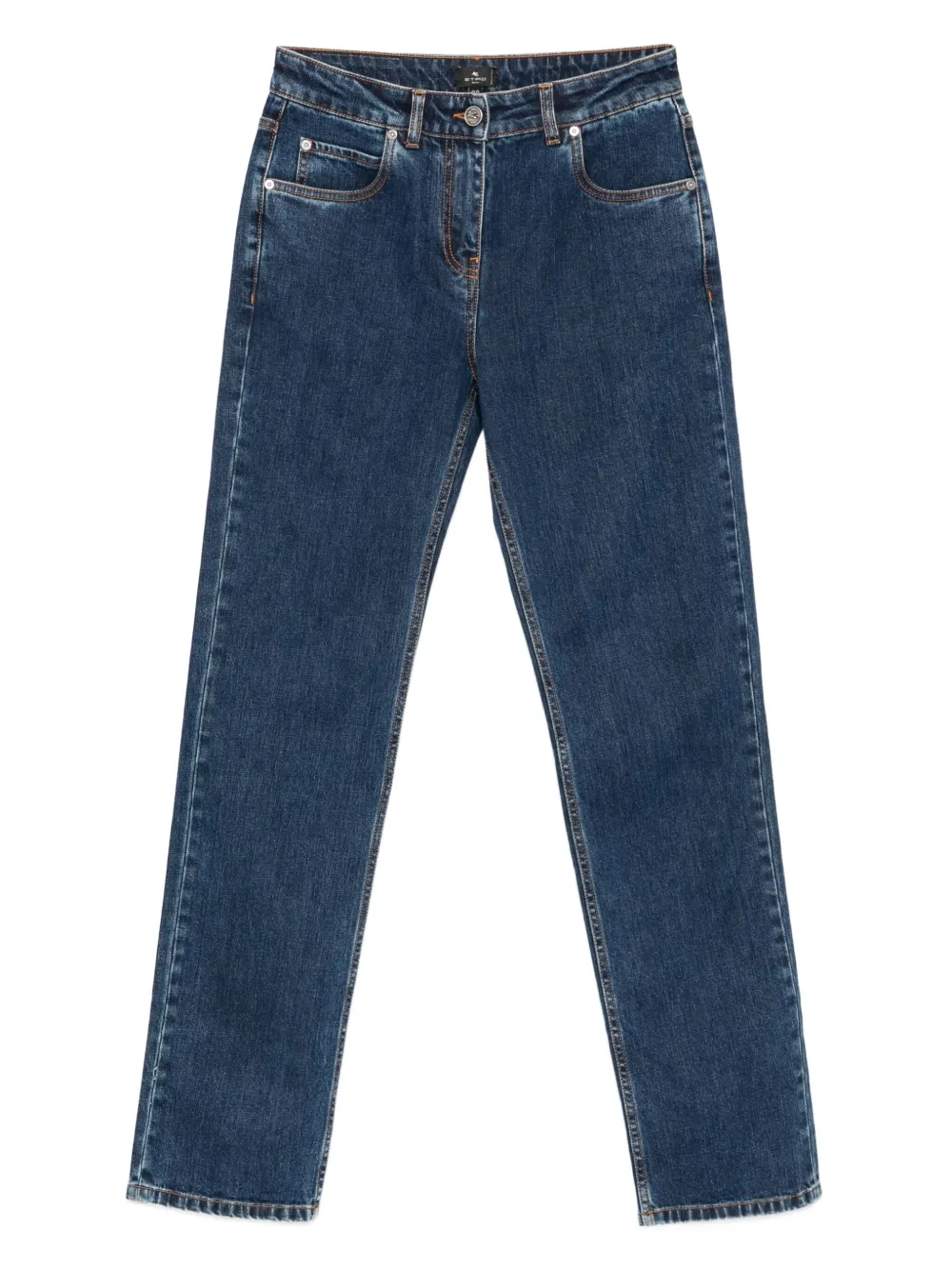 

Прямые джинсы с завышенной талией ETRO, синий