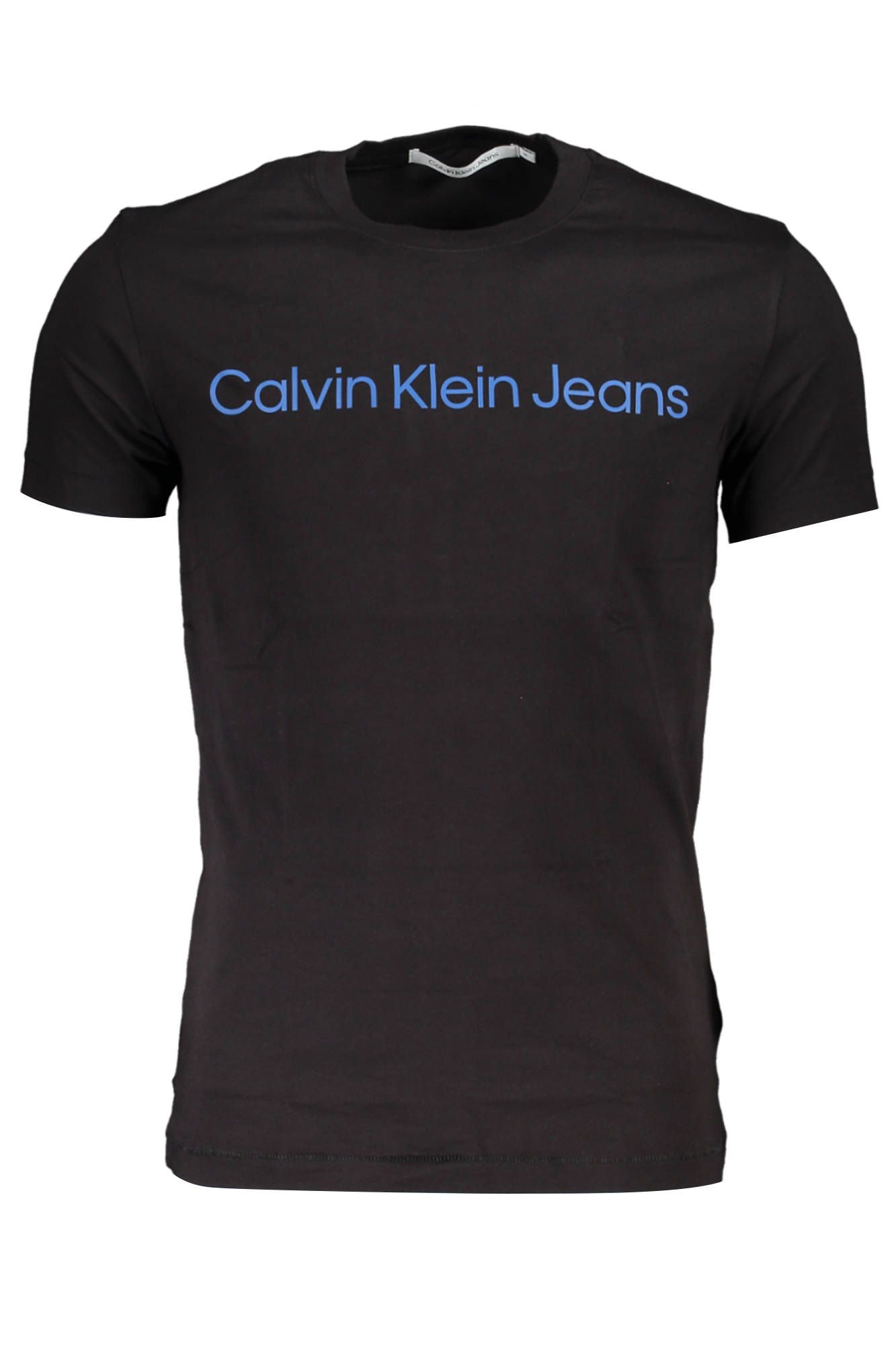 

Черная хлопковая мужская футболка Calvin Klein