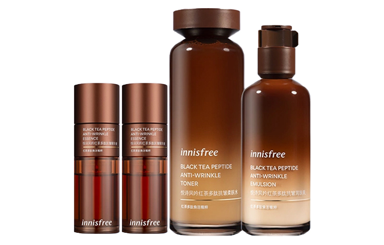 Наборы для ухода за кожей Unisex Innisfree, Three-Piece Set: 160ml черный Peptide Toner*2+100ml черный Peptide Lotion — фото 4
