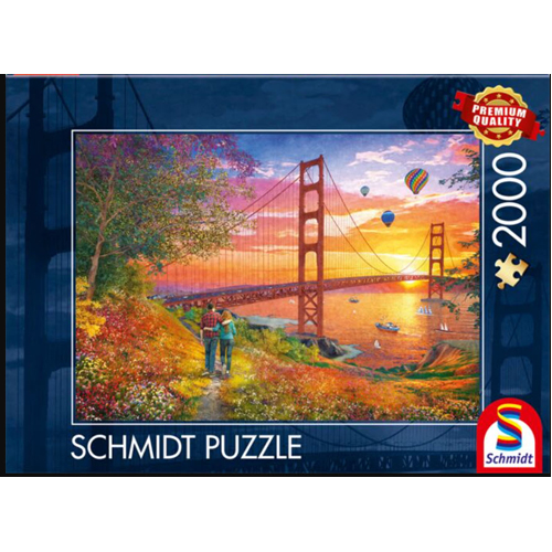 

Пазлы Walking To The Golden Gate Bridge (2000Pc)