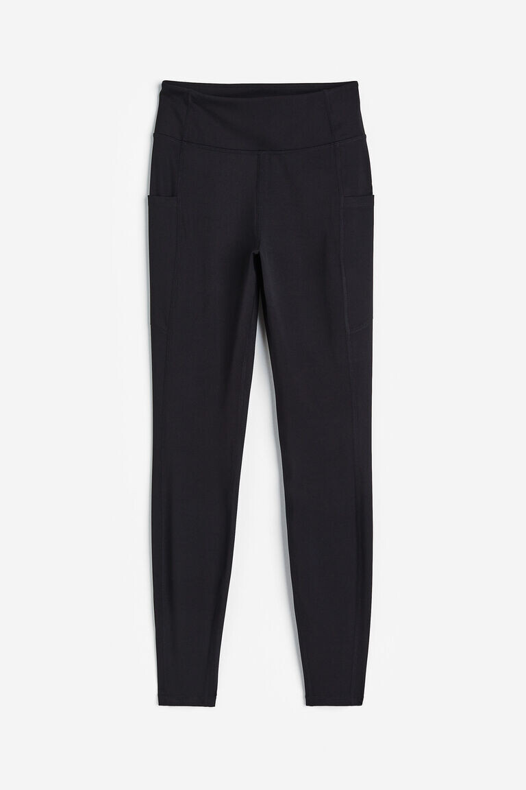 

Спортивные тайтсы drymove с карманами H&M, черный