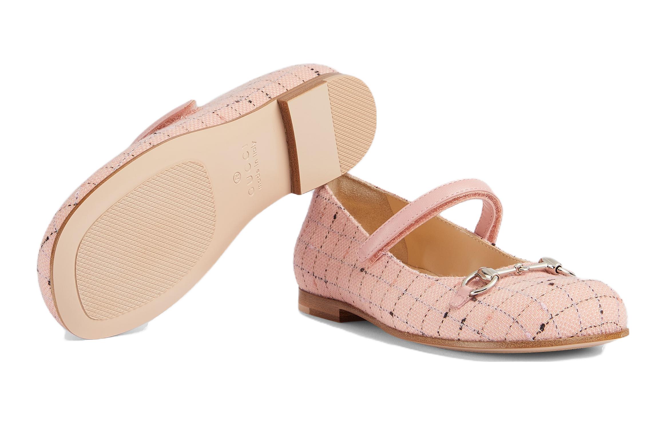 

Низкие детские повседневные туфли розовые детские GUCCI