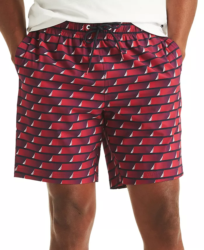 

Мужские плавки с принтом на шнурке Quick Dry 6" Nautica, красный