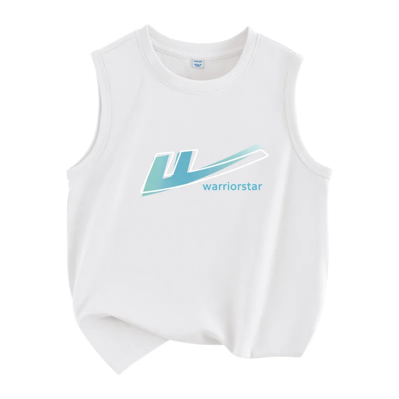 Детский топ и камисоль с круглым вырезом WARRIOR, White/H Gradient Pattern