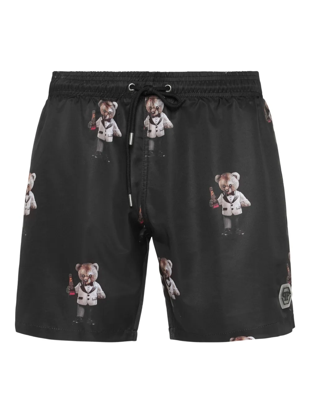 

Плавки-шорты с принтом Philipp Plein, черный