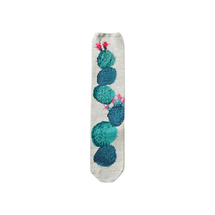 

Носки Kapital Cactus Socks, цвет Turquoise