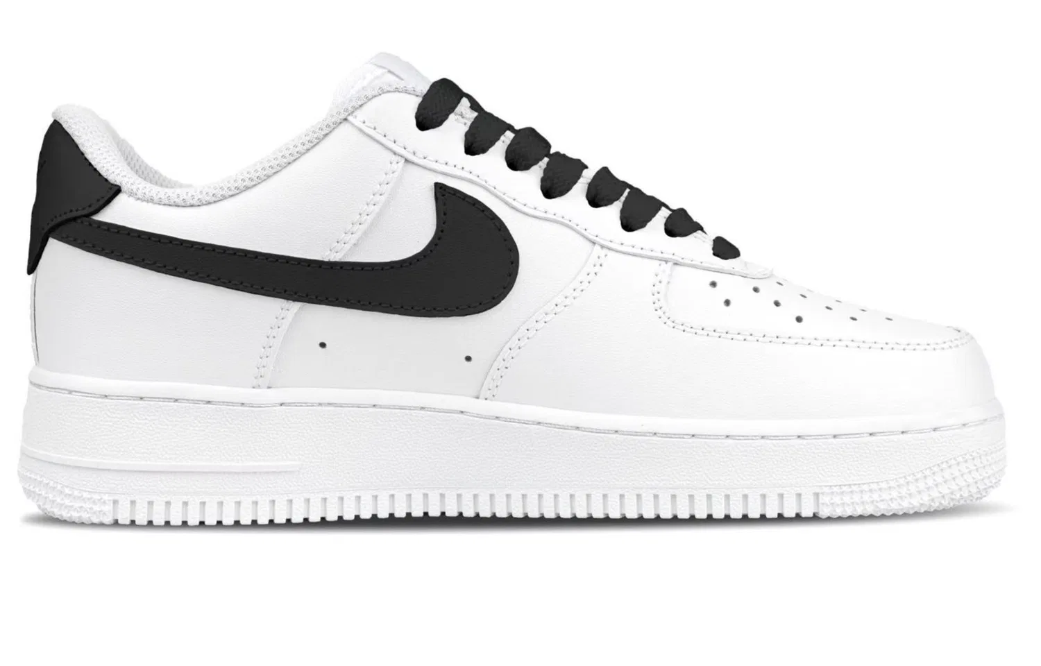 Кроссовки кожаные Nike Air Force 1 07 White — фото 4