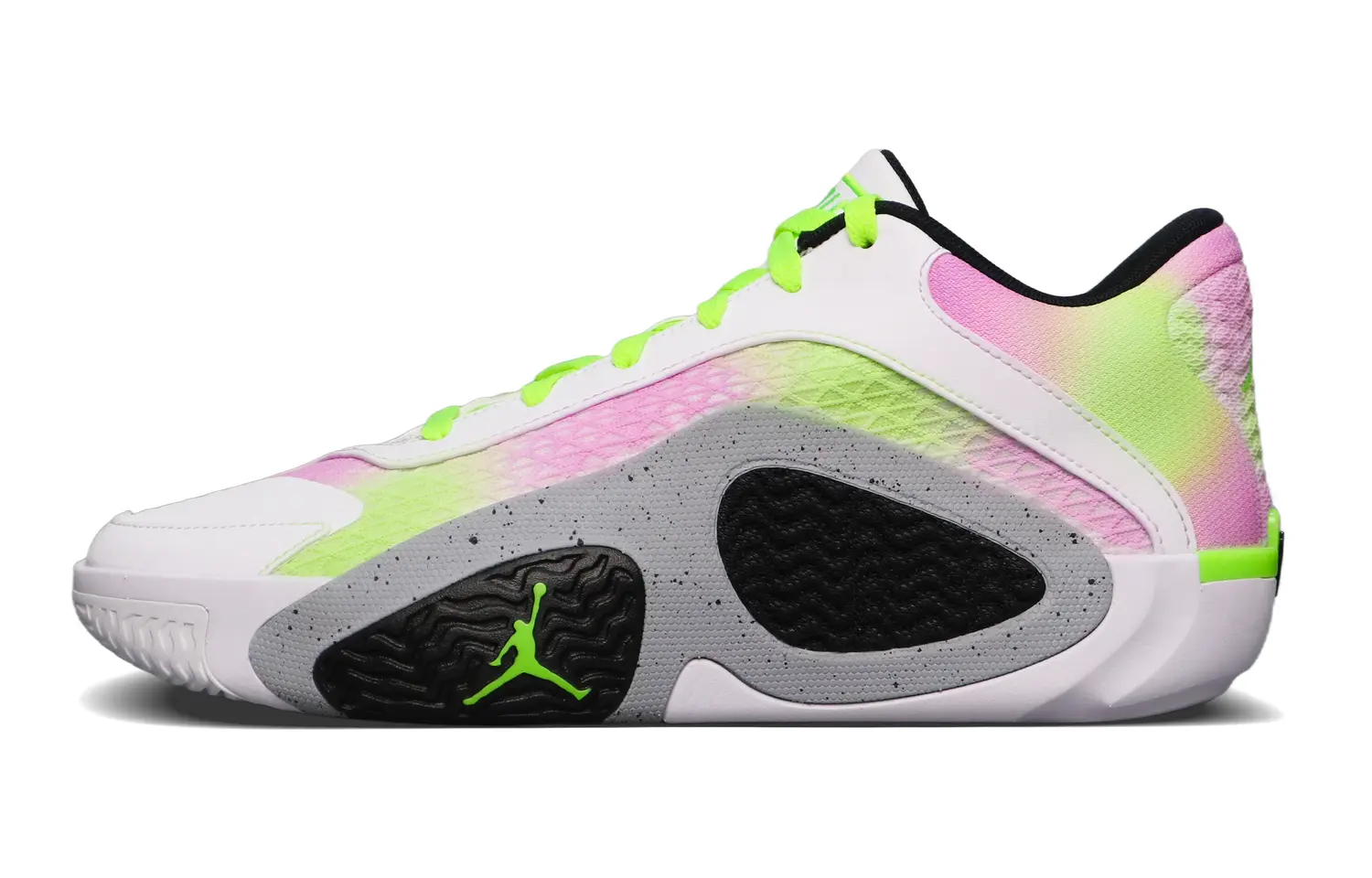 

Баскетбольные кроссовки Tatum 2 Basketball Shoes Unisex Low-Top White/Pink Green Jordan
