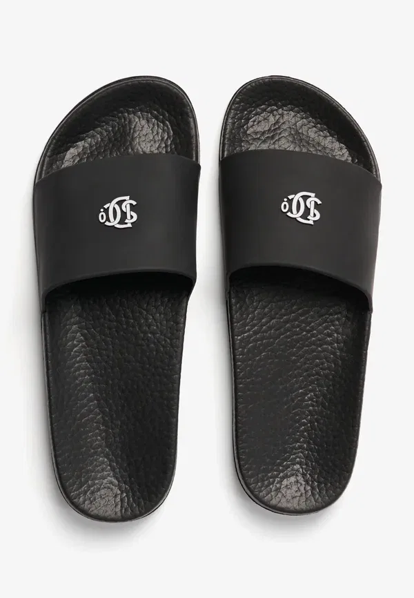 Сланцы Superdry sd&co. pool sliders, черно-белые — фото 4