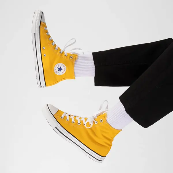 Высокие кроссовки Converse Chuck Taylor All Star, лимонный — фото 2